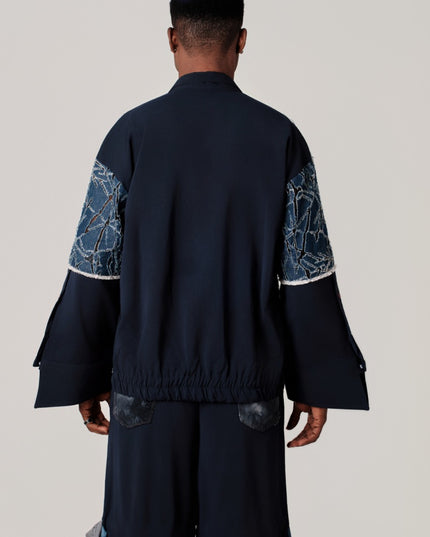 Denim Cracked Jacket