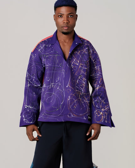 Purple Graffiti Jacket