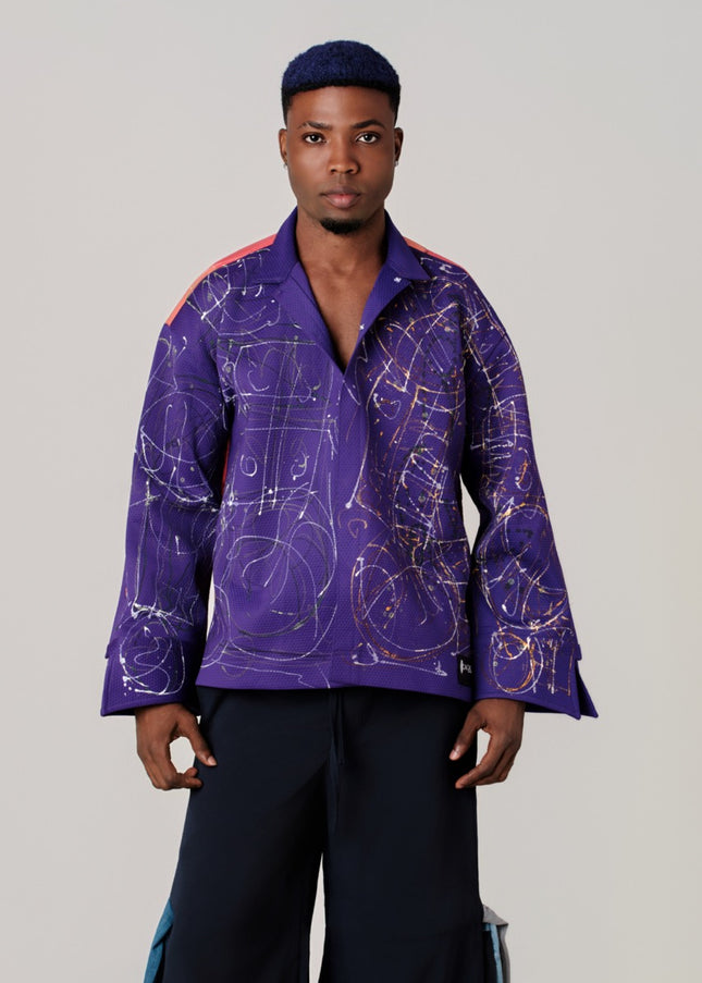 Purple Graffiti Jacket