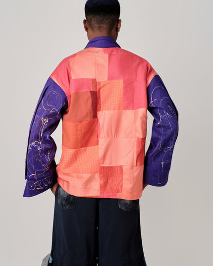 Purple Graffiti Jacket