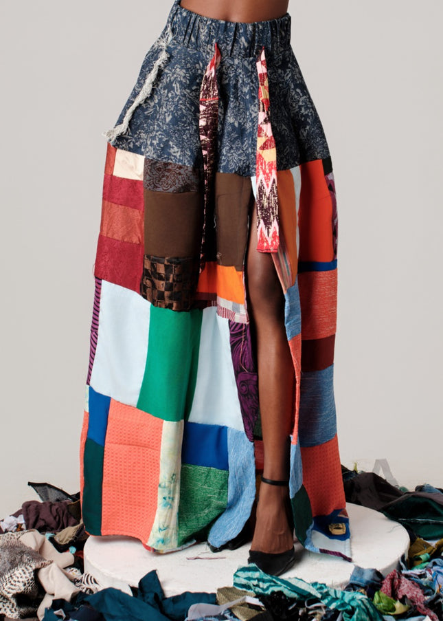 Multi Colored Maxi Skirt