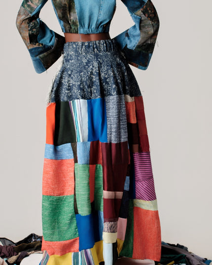 Multi Colored Maxi Skirt