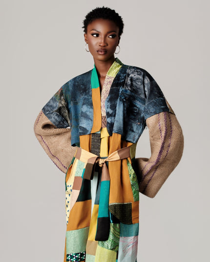 Multi Colored Kimono