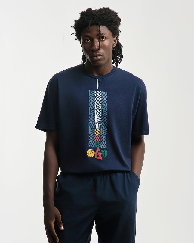 BAL OGA NAVY UNISEX T-SHIRT