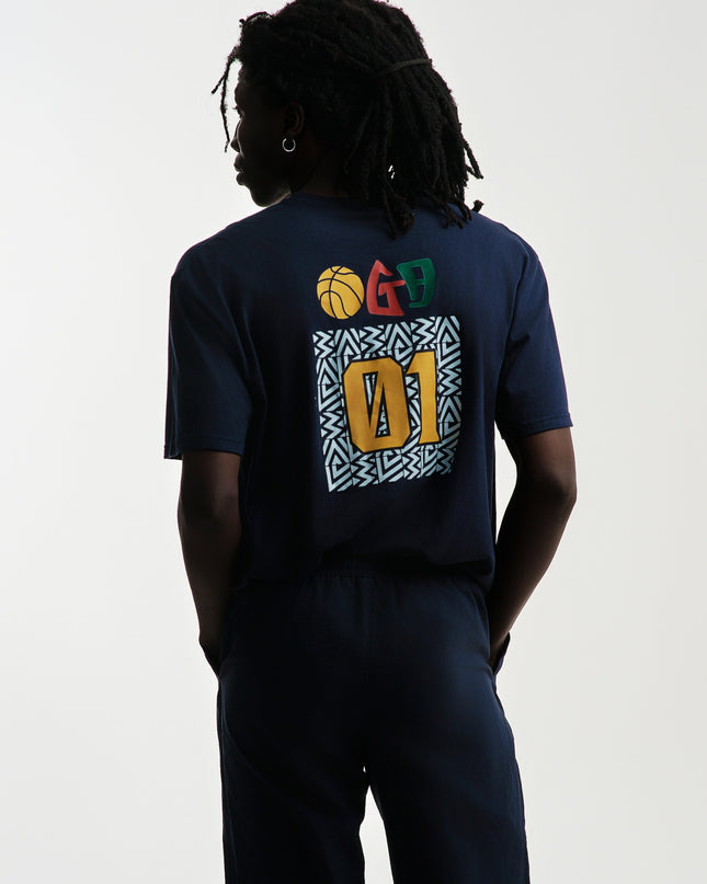 BAL OGA NAVY UNISEX T-SHIRT