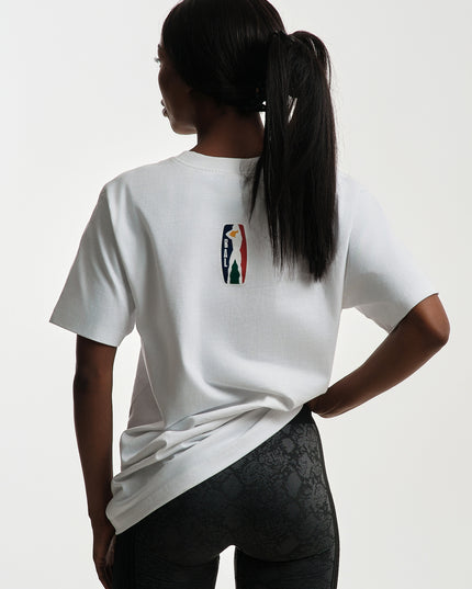 BAL OGA WHITE UNISEX T-SHIRT